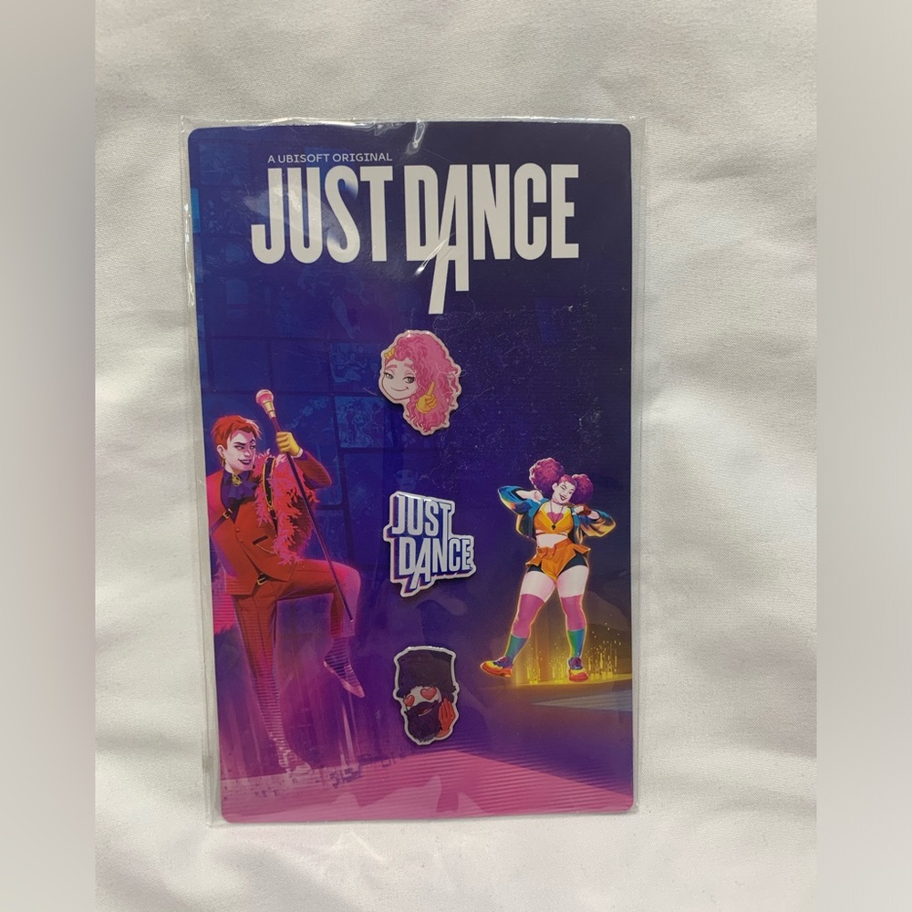 Ubisoft original Just Dance Three Pin Set New in Original Packaging